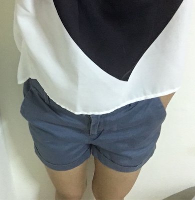日本品牌 LOWRYS FARM 海軍藍 卡其短褲 西裝褲 休閒短褲