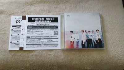 韓國:BTS防彈少年團[YOUTH]2016波麗佳音.日本普通盤+抽選券+DM.無刮傷.無小卡