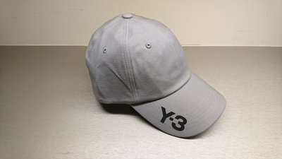 [全新真品代購-F/W20 SALE!] Y-3 LOGO 灰色 帽子 / 棒球帽 (Y3)