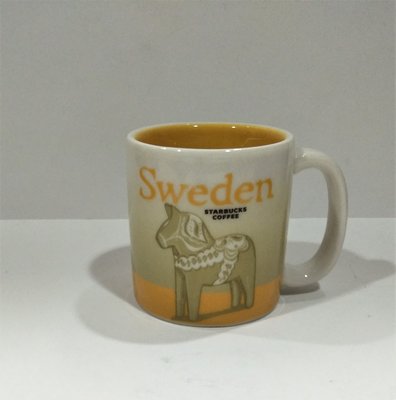 全新絕版收藏 Sweden 瑞典星巴克 Starbucks 國家杯城市杯 3oz / 89 ml濃縮小杯單杯 * 無外盒