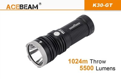 AceBeam K30GT 5500流明 LUMINUS SBT-90-GEN2 LED 手提式遠射型手電筒