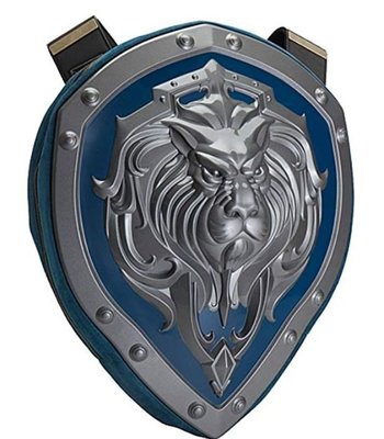 【丹】A_Warcraft Alliance Shield Backpack 魔獸世界 聯盟 獅子頭 後背包
