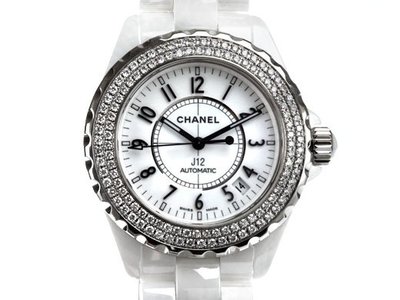 Chanel 香奈兒 J12 系列精密白陶大型腕錶