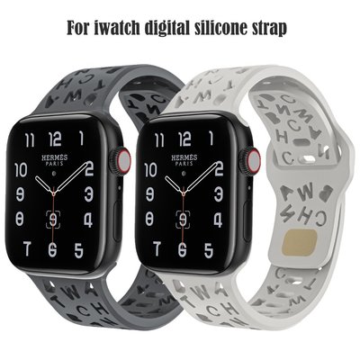 Apple watch 矽膠錶帶 Ultra 8 7 錶帶 44mm 45mm 42mm 手鍊 iWatch 40mm