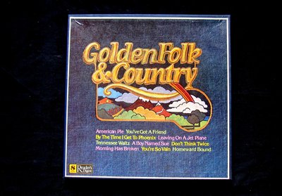 絕版黑膠唱片----GOLDEN FOLK & COUNTRY----全套8片盒裝