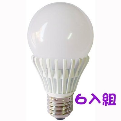 [家事達] 【新格牌】8瓦LED省電燈泡(白光) SLL-08SN 《6入組》 特價