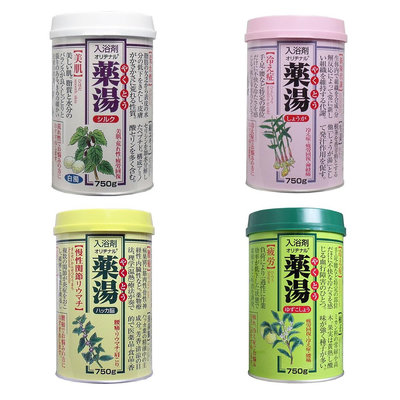 日本 第一品牌 藥湯 漢方入浴劑 750G 絲柏 蠶絲 生薑 柚子胡椒 蜂蜜檸檬 桃葉 薄荷