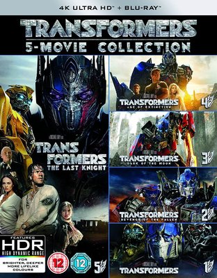 毛毛小舖--藍光BD 變形金剛1-5 4K UHD+BD 11碟套裝版 Transformers