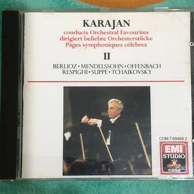 愛樂熊貓EMI1990早期英NIMBUS版(無IFPI片況佳)Karajan卡拉揚FAVOURITES 2