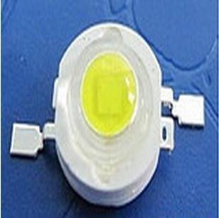 1W LED 大功率LED 白燈 白光燈珠 白色大功率LED 10個 [87138]