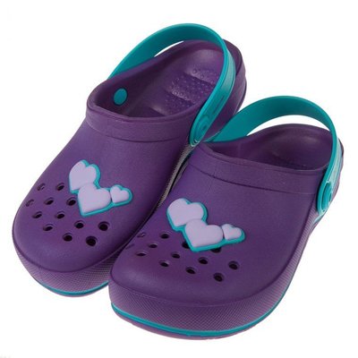 童鞋(15~19公分)Rider心心相印紫色兒童布希鞋I8G825F