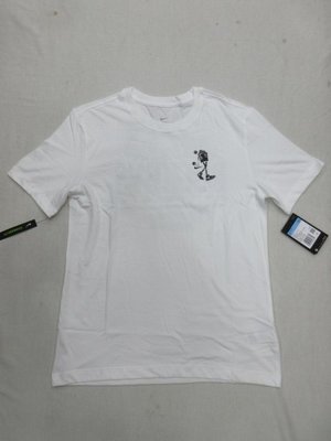 【NIKE】~NIKE 男短袖針織衫 T恤 圓領衫 男短T 上衣 籃球 CD0959-100 白色