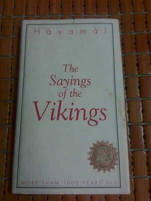 不二書店  Havamal The Sayings of the Vikings 維京人的諺語 精裝本(奇不A2)