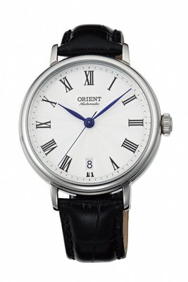 ORIENT 東方錶 ELEGANT系列 羅馬假期復古機械錶 皮帶款 銀色 FER2K004W (免運)