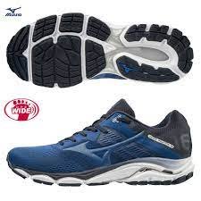 MIZUNO(男)慢跑鞋 寬楦 WAVE INSPIRE 16 支撐鞋款 J1GC204529 藍