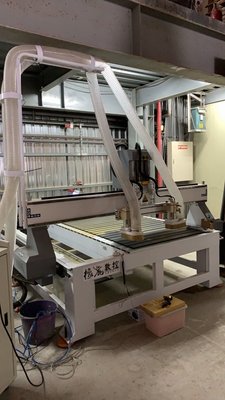 木工機械ㄧ批 全新木工CNC 4X8尺台面  懸臂鋸  水平式鑽台