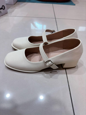 Grace Gift 微方頭 中跟 瑪莉珍 芭蕾舞鞋 24.5cm 9.9成新 附鞋盒