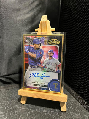 Marcus Semien 2022 Topps Gold Label Framed Auto /75