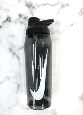 NIKE 32OZ 大口徑水壺 慢跑 路跑 自行車 登山 運動水壺 945ML 黑白