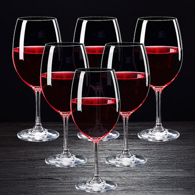 創意高腳杯水晶紅酒杯250ml套裝家用奢華高檔高級葡萄酒洋酒杯子