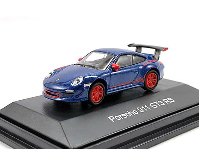 【秉田屋】現貨 Schuco Porsche 保時捷 911 997 GT3 RS 藍 1/87