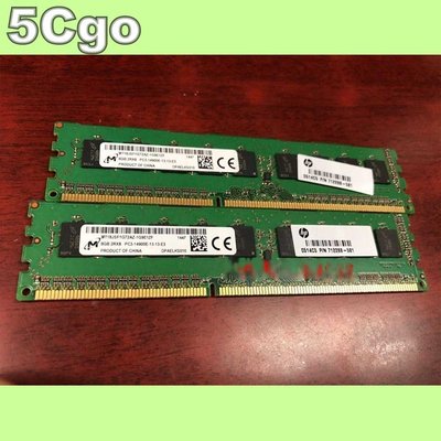 5Cgo【權宇】HP DL320e ML310e Gen8 G8記憶體8G 8GB DDR3 1866 纯ECC 含稅