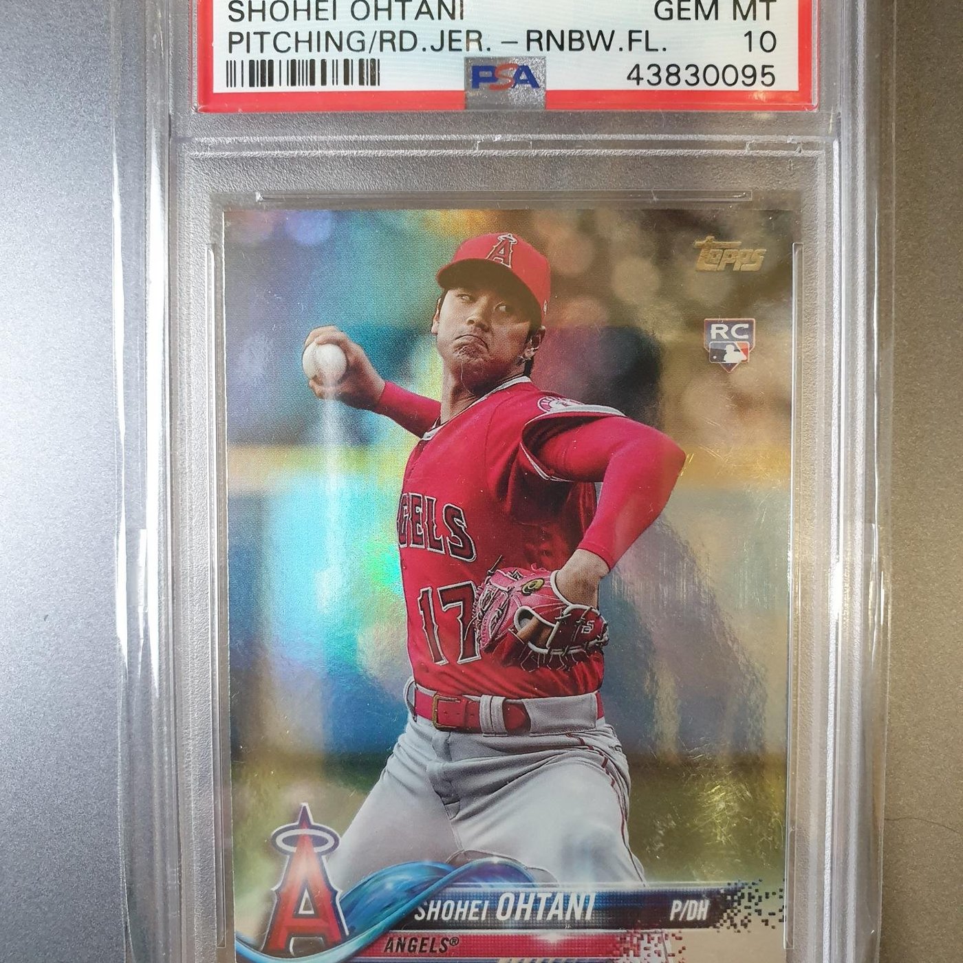 2018 TOPPS UPDATE 大谷翔平OHTANI rainbow foil PSA10 | Yahoo奇摩拍賣