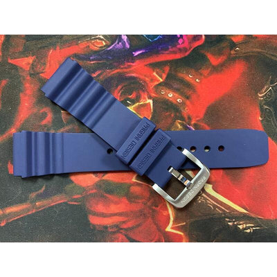 【現貨】Pagani 設計牌舒適藍色橡膠錶帶, 適用於 PD-1695-PD-1696