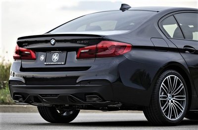 【歐德精品】德國原廠BMW M SPORTG30 G31 G32 矩形尾飾管 排氣管黑飾管 尾管520 540 640