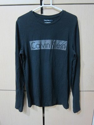 衣市藍~Calvin Klein Jeans 彈性長袖T恤 (S~165/80A~)(221030)