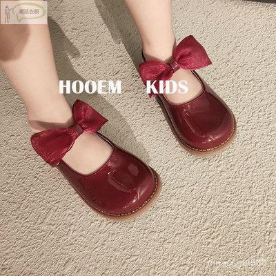 秋新款兒童韓版公主鞋寶寶軟底時尚皮單鞋女孩紅色皮鞋