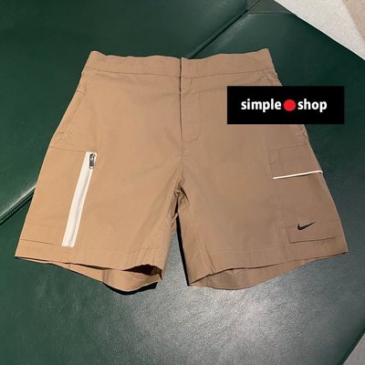 【Simple Shop】NIKE 運動短褲 彈性布 大口袋 工裝 短褲 休閒短褲 卡其色 男款 DD7042-208
