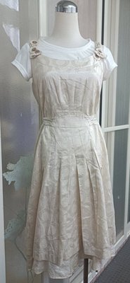 設計師品牌 Donna Hsu六藝 銀絋綿織洋裝~原價10800元
