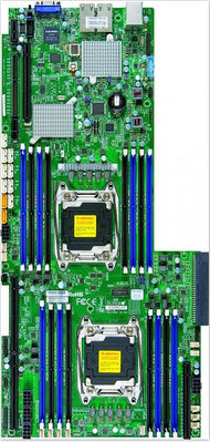 超微X10DRG-H雙路伺服器主板 X99 C612成色新 四通道DDR4