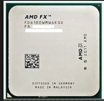 電腦雜貨店→AMD FX-6100 CPU 六核心 處理器AM3+腳位 (FD6100WMW6KGU) $100