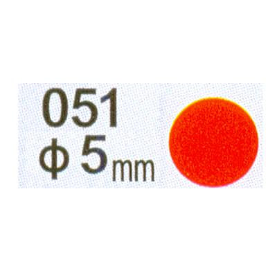 Herwood 鶴屋牌 φ5mm  紅 NO.051B 圓形標籤/圓點標籤