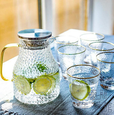 精選~冷水壺水壺水杯泡茶壺玻璃耐熱耐高溫玻璃泡茶
