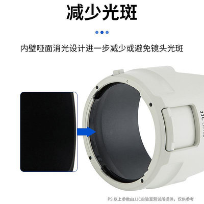 遮光罩JJC 替代佳能ET-78B遮光罩適用于 EF 70-200mm f/4L IS II USM 長焦鏡頭二代防抖小