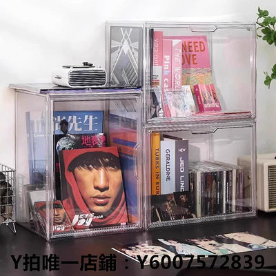 光盤包 放專輯的收納盒透明防塵柜亞克力展示盒框kpop劉艷芬光碟cd展示架