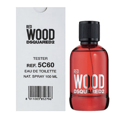 Dsquared2 Red Wood 心動紅女性淡香水 100ML TESTER包裝