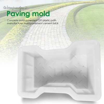 混凝土模具路面DIY塑膠路徑製造商模具鋪路水泥磚22×13.5×8cm工字型盲道磚模具磨具