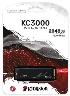 Kingston 金士頓 KC3000 1TB 1024GB SKC3000D/2048G PCIE 4.0 SSD