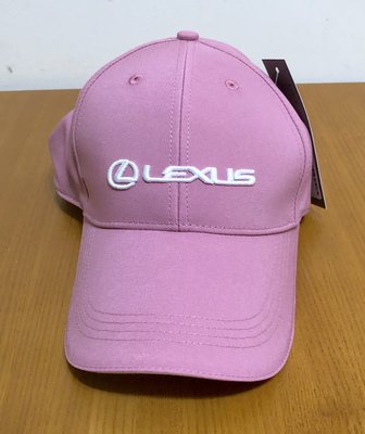 LEXUS 原廠 粉色  女用 運動帽 遮陽帽 帽子 可調式後扣