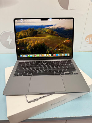 【艾爾巴二手】MacBook Air 2022 M2/8G/256G A2681 13.6吋 灰色 #二手筆電#漢口店 1HH3J