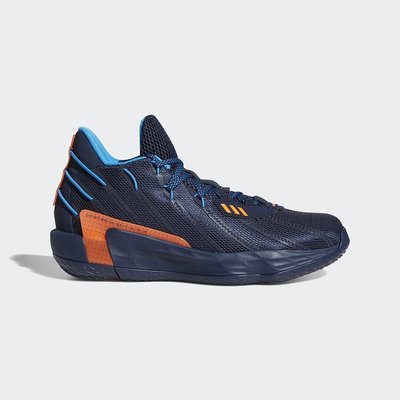 限時特價南◇2021 7月 Adidas DAME 7 LIGHTS OUT 籃球鞋 FZ1103 藍 橘 低筒籃球鞋