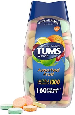 🍓新鮮現貨🍓 超強效TUMS天然抗胃酸咀嚼鈣片 1000mg
