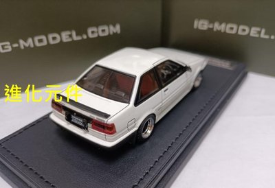 IG 1 43 豐田雙門跑車模型 Toyota Corolla Trueno AE86 白色樣車