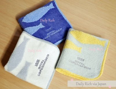 商品自日本毛巾美術館≋丹麥 皇家哥本ROYAL COPENHAGEN≋IMABARI今治 魚系列手帕 小方巾