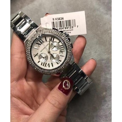代購Michael Kors 極致奢華美學鑽錶三眼計時腕錶 MK5634