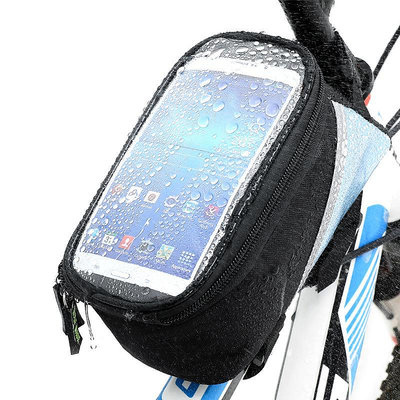 現貨腳踏車觸屏手機包防水上管包騎行裝備摸山地車前梁包騎行車把包